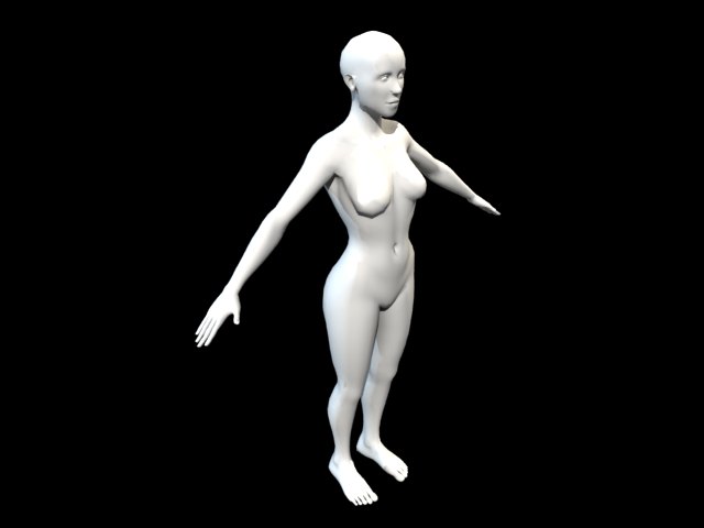 Free Blender Model Female