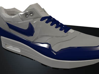 nike shoe 3d model free