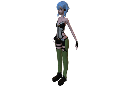 Free Blender Model Female