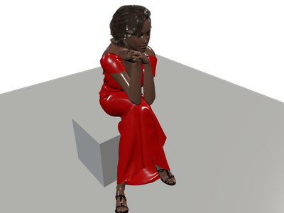 Blender Woman Model Download