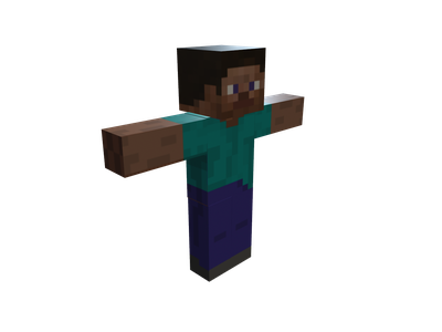 Transparent Minecraft Herobrine Face