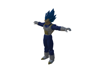 Vegeta Blender Model Free