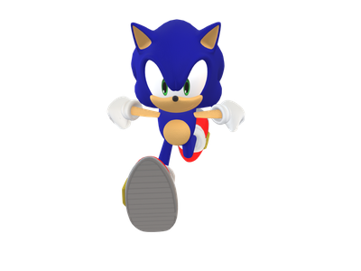 Sonic 3d Models For Free Download Free 3d Clara Io